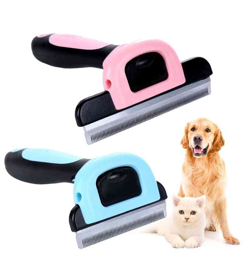 Hair Remover Brush & Grooming Trimmer With Detachable Clipper For Pets