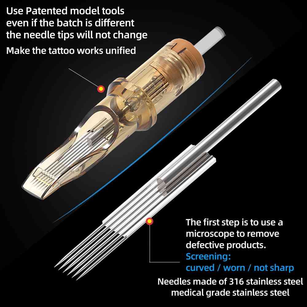 Revolution Tattoo Needles Mix Shading Cartridge - High Qualiy Disposable Tattoo Cartridges