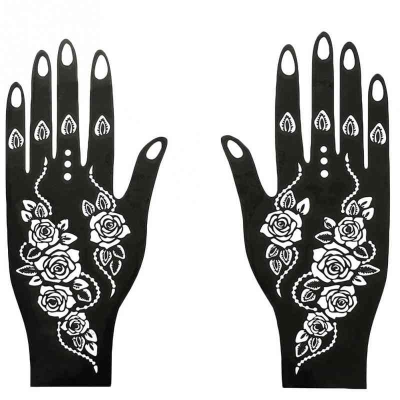 New Temporary Tattoo Templates, Stencils Kit For Hand Arm-body Art