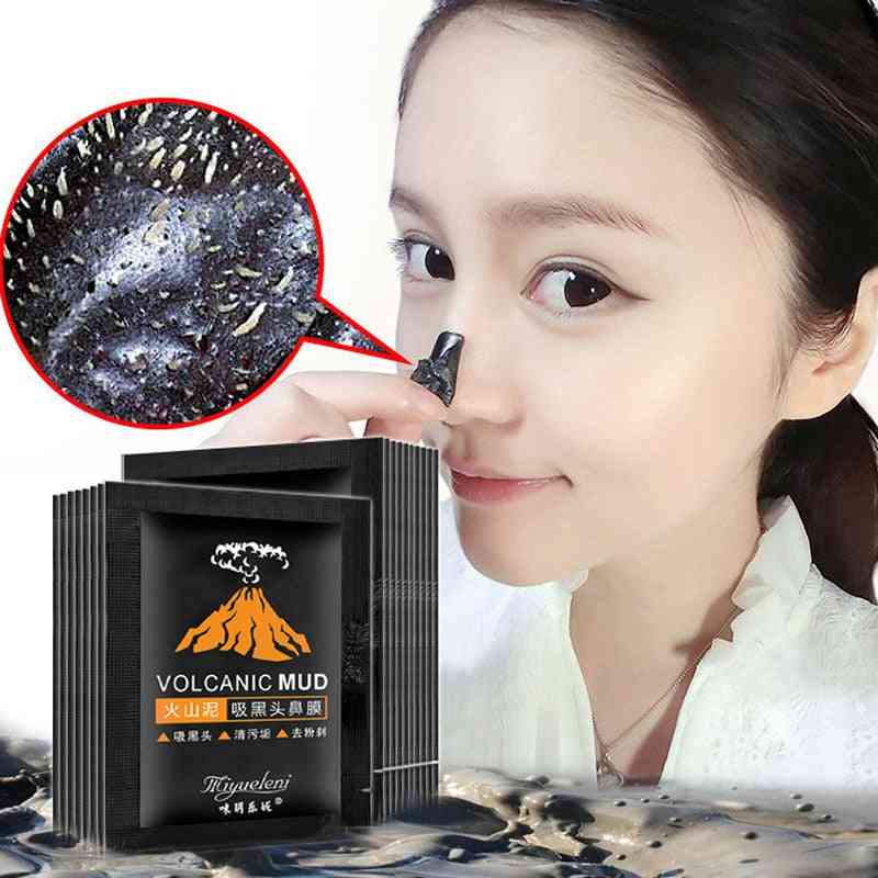 Bamboo Charcoal, Blackhead Removal Facial Masks For Deep Cleansing, Purifying, Acne Peel