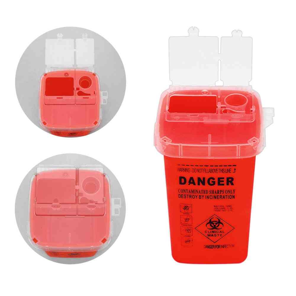 Tattoo Supplies Container For Disposable Sharps Medical Needle Tips - Waste Box Tattoo Accessories Buckets Collections Barrels