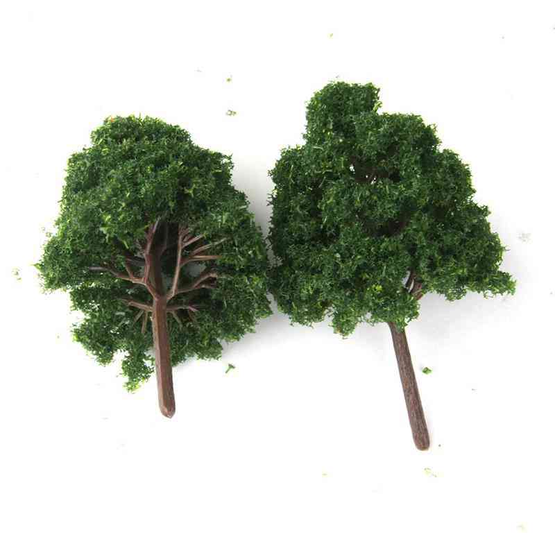 25pieces Model Trees - Diorama Tree Architecture Plants For Diy Scenery Landscape