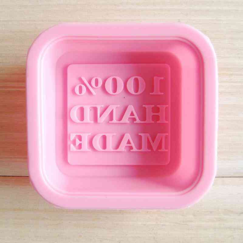 3d Square Shape Design Silicone Soap Mold - Fondant Cake Decorating Mold