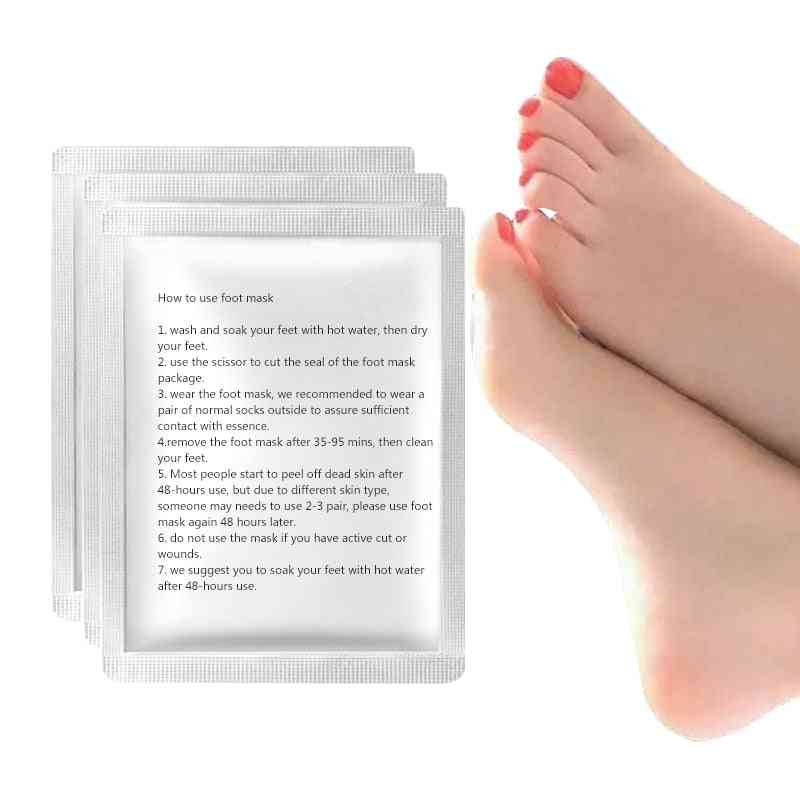 Exfoliating Pedicure Socks - Remove Dead Skin, Cuticles Suso