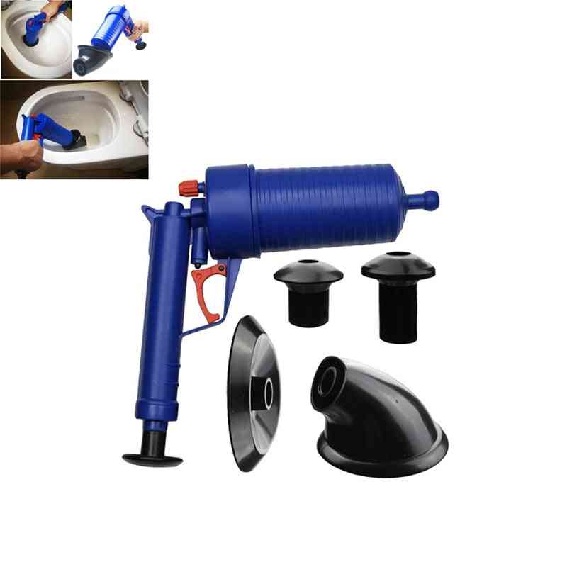 Hot Air Power Drain Blaster Gun - High-pressure Powerful Manual Sink Plunger Opener