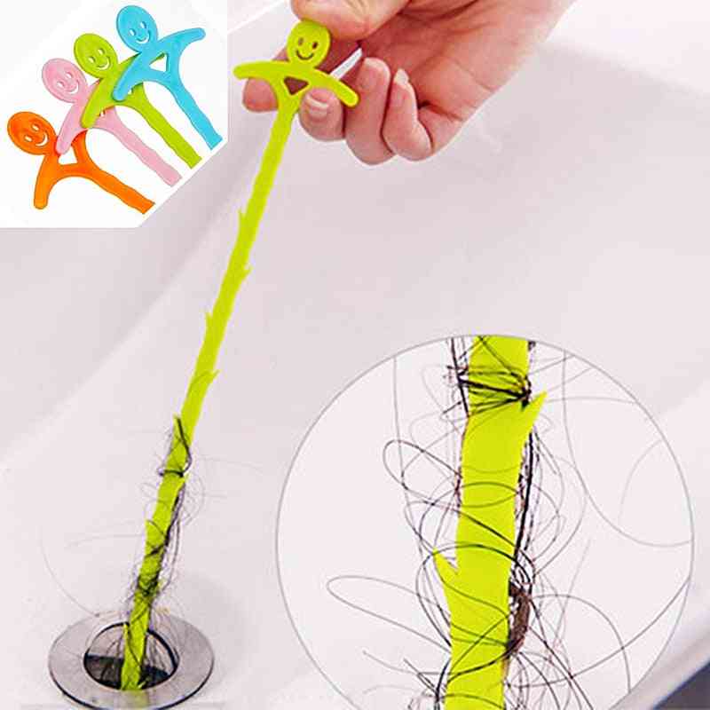 Sink Clogged Hair Cleaner Hook Filter For Sink - Toilet Drain Cleaning Hook Tools For Kitchen