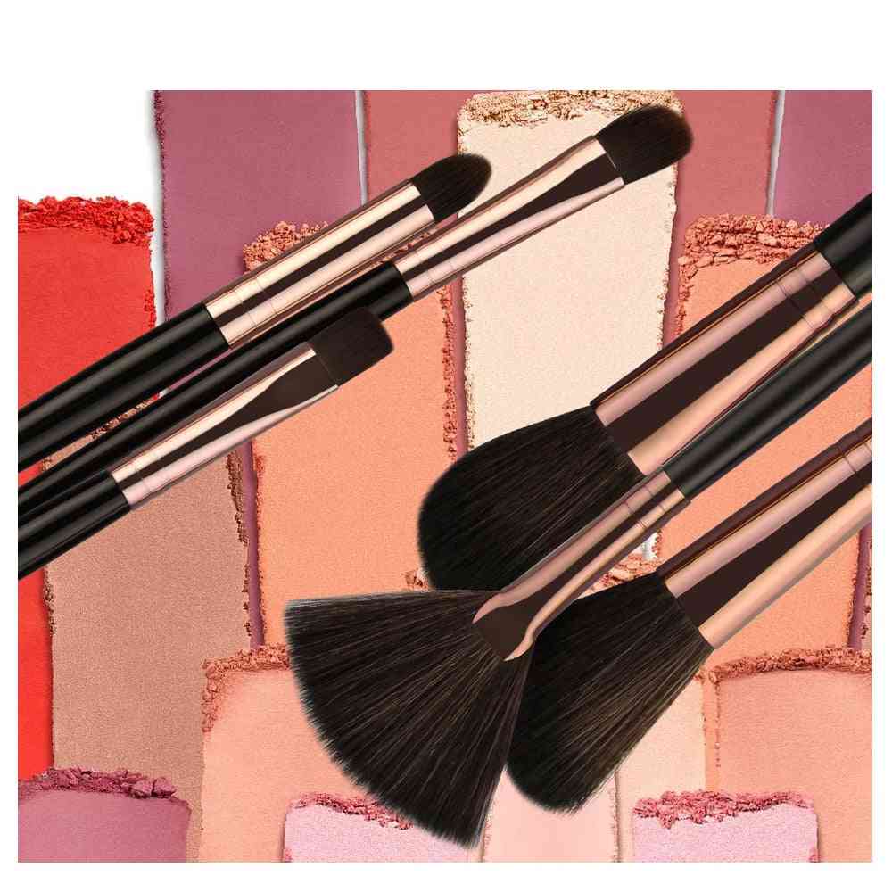 6/15/18pc Cosmetic, Powder, Eye Shadow, Foundation Blush - Blending Beauty Make Up Brush