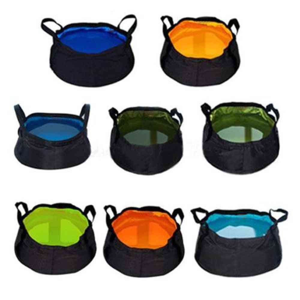 Portable, Convenient Folding Bags For Outdoor Camping -  Large Capacity Wash Basin
