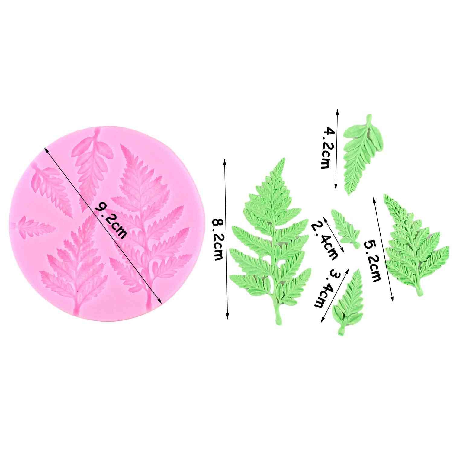 Sugarcraft Leaf Silicone Mold - Mimosa Fondant Mold, Diy Cake Decorating Tool