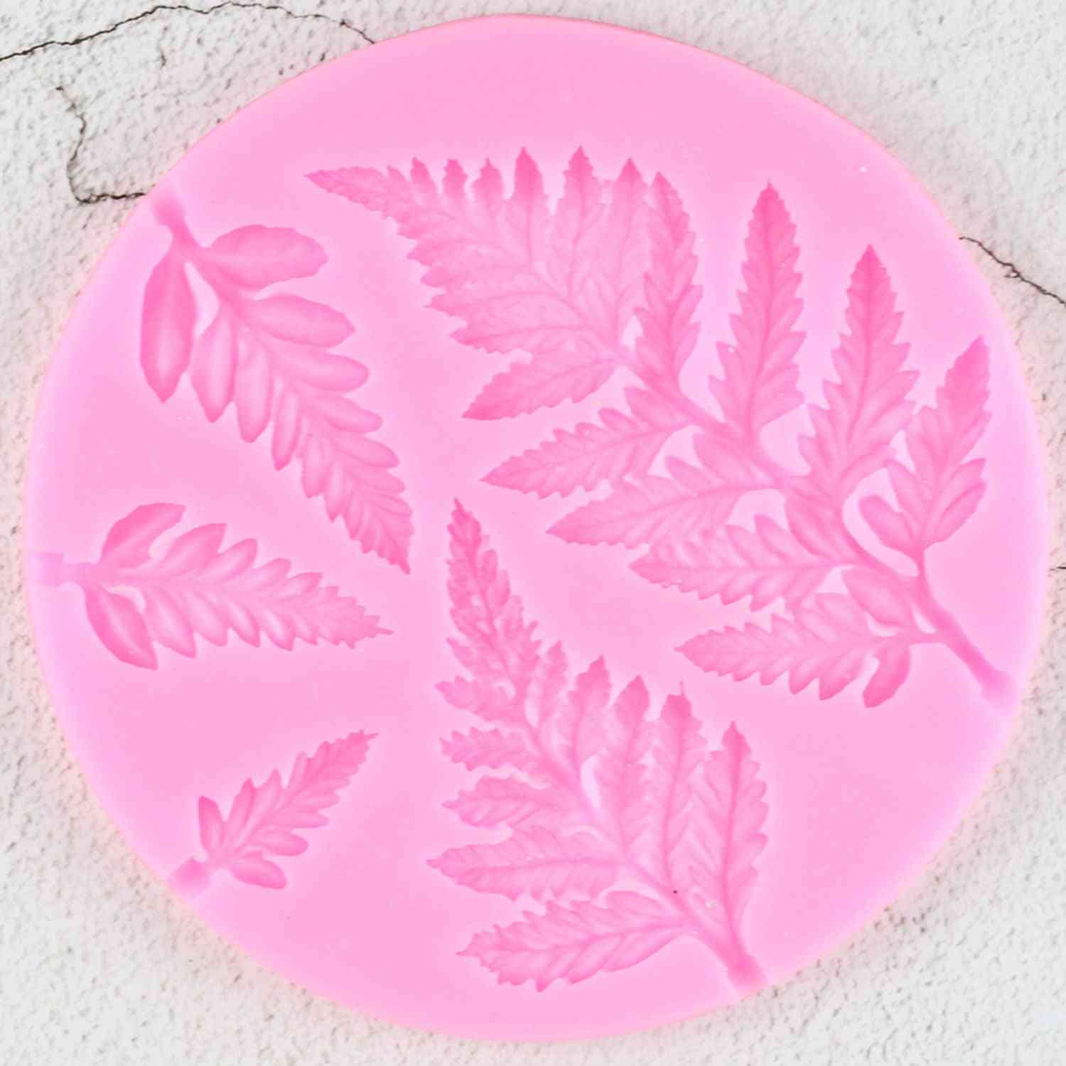 Sugarcraft Leaf Silicone Mold - Mimosa Fondant Mold, Diy Cake Decorating Tool