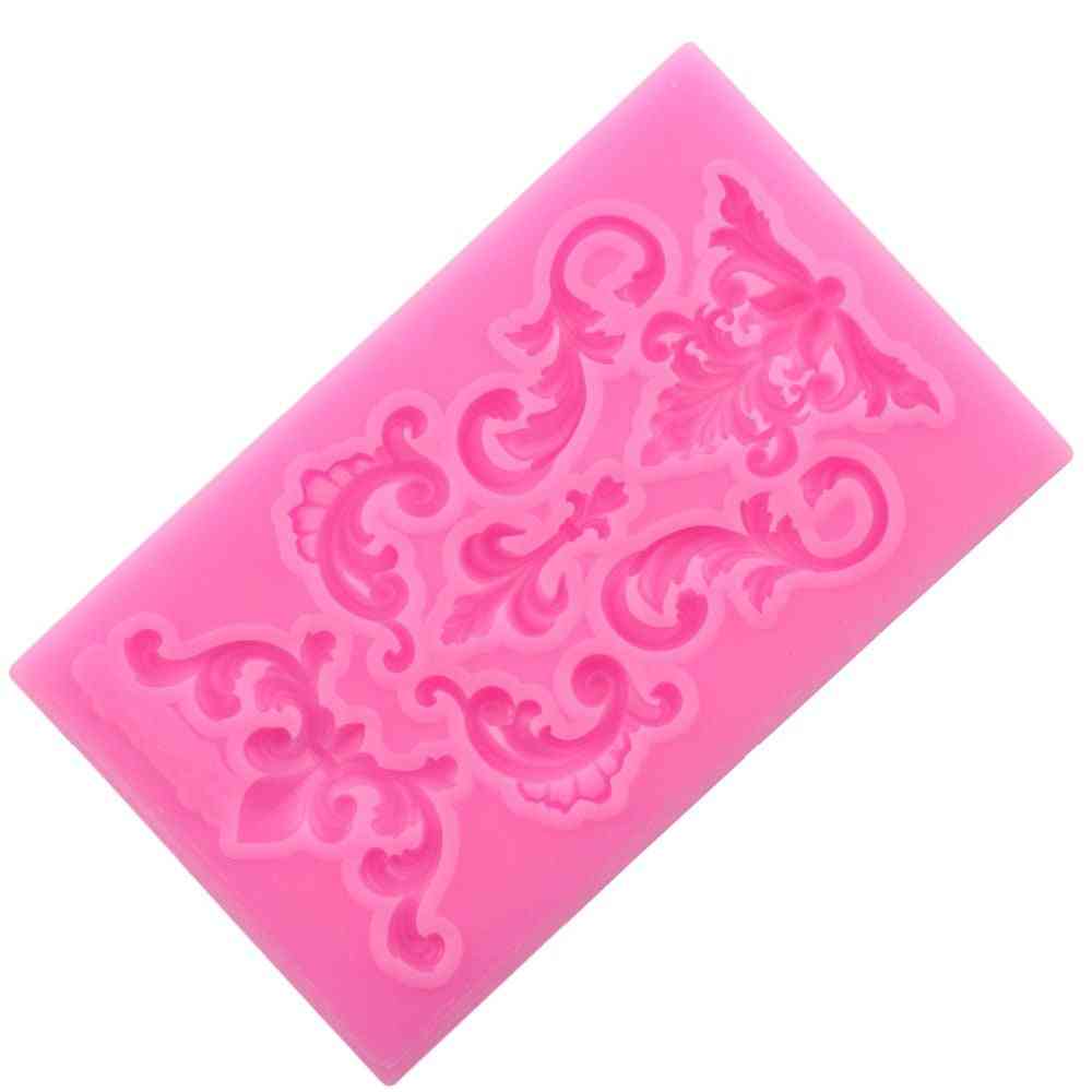 Scroll Border Silicone Mold - Scroll Relief Fondant Mold Cake Decorating