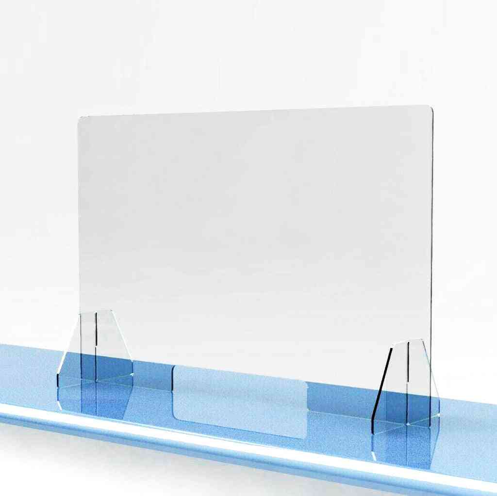 Acrylic Sneeze Guard Shield - Protection Safe Counter Top For Restaurant, Grocery Stores