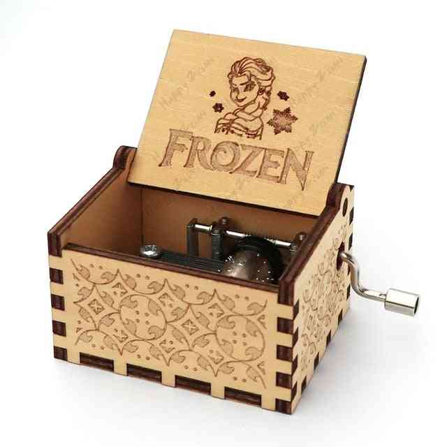 Frozen Theme-hand Cranked, Wooden Music Box