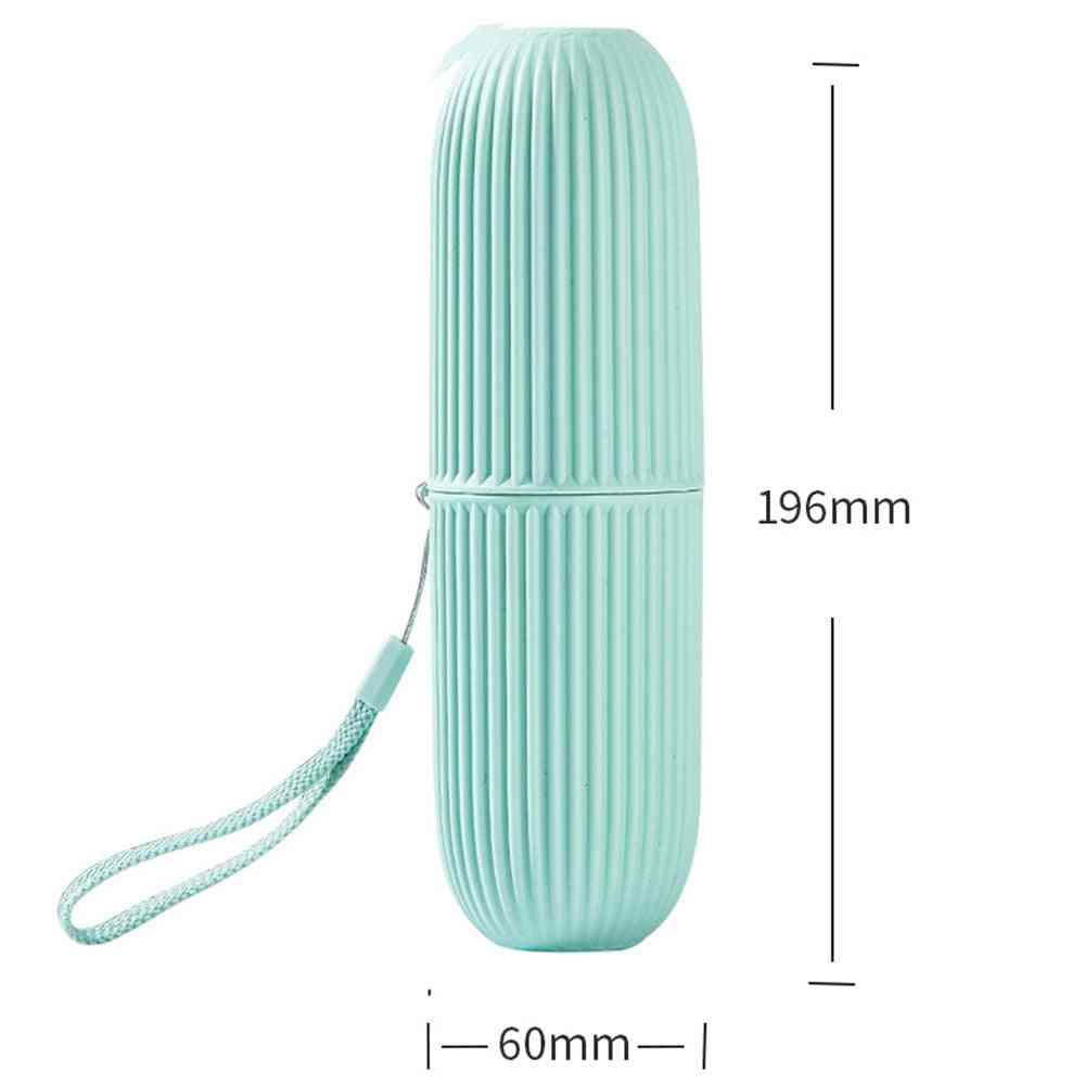 Portable Toothbrush And Toothpaste Storage Box For Travel & Outdoor
