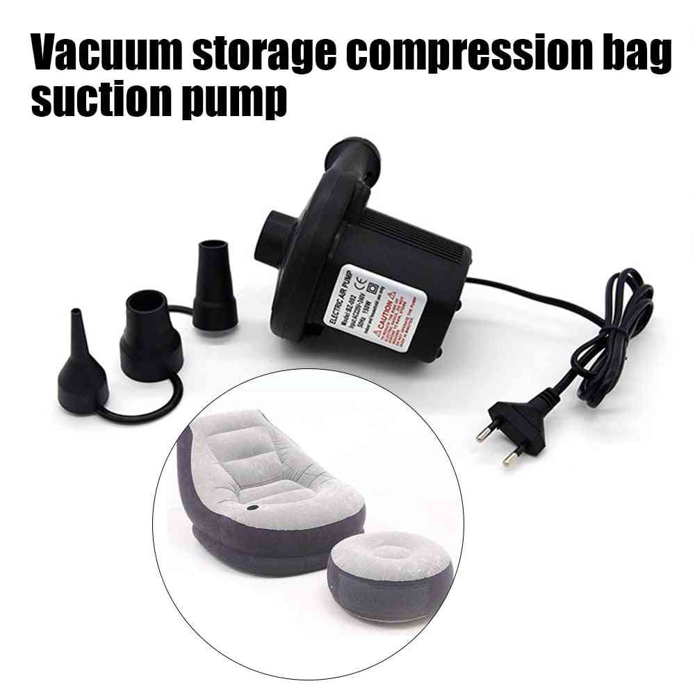 Pompe à air électrique pour le camping - sac de compression de stockage sous vide pour l'aspiration