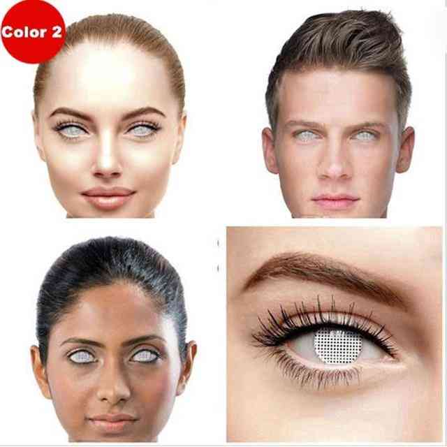 Halloween cosplayfarget kontaktlinser for øyne kosmetiske kontaktlinser øyenfarge årlig bruk