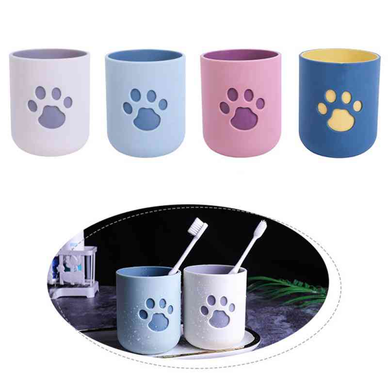 Cat Claw Pattern Toothbrush Cup