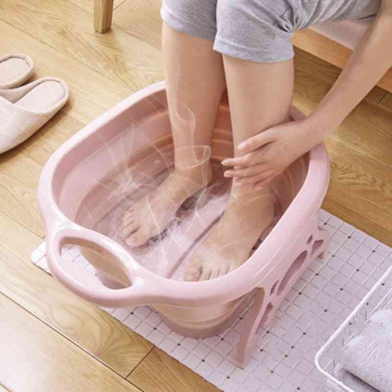 Zložljivo vedro za namakanje nog, kad - penasti masažni bazen za pedikuro