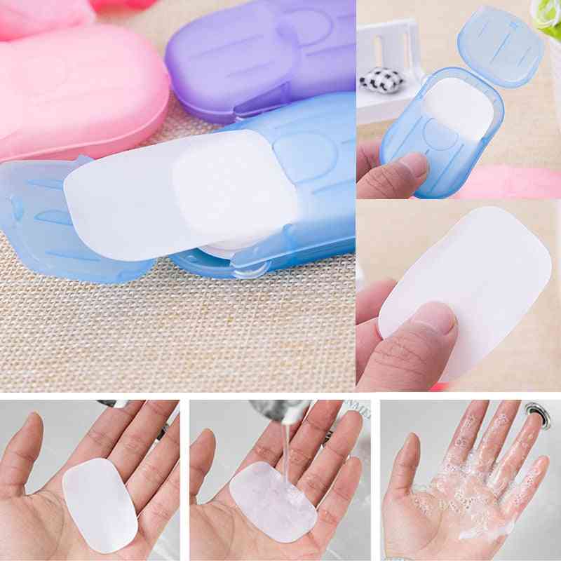 еднократен и дезинфекциращ хартиен сапун за измиване на ръцете