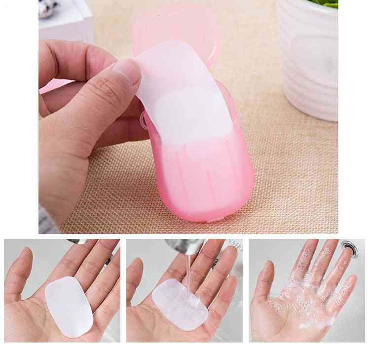 еднократен и дезинфекциращ хартиен сапун за измиване на ръцете