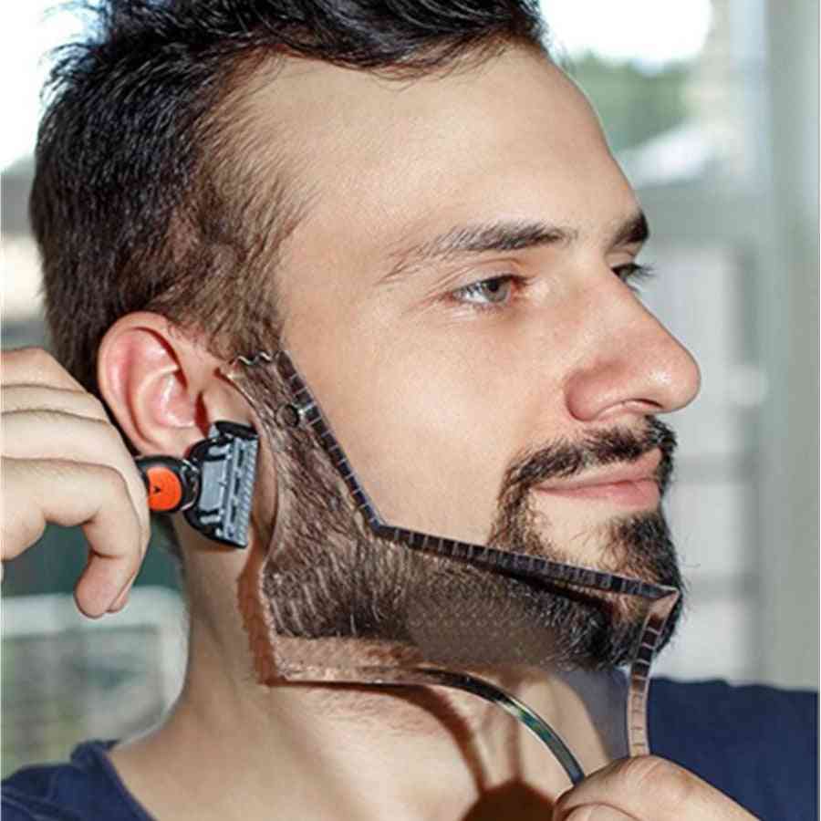 Beard-moustache Shaping Template