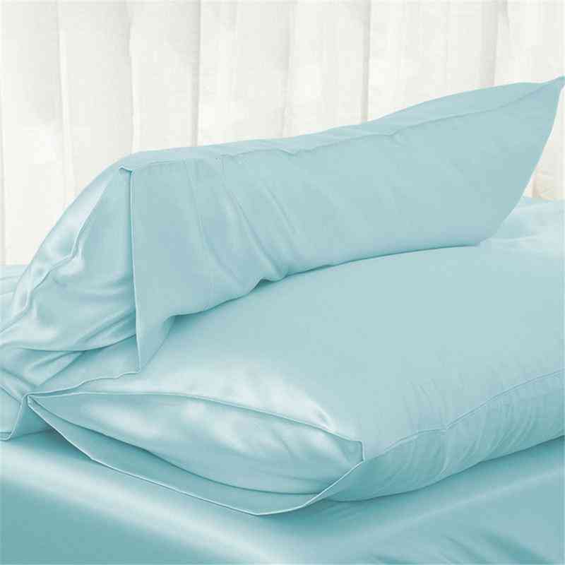 Lenjerie de pat din satin de mătase netedă lenjerie de pat pentru acasă