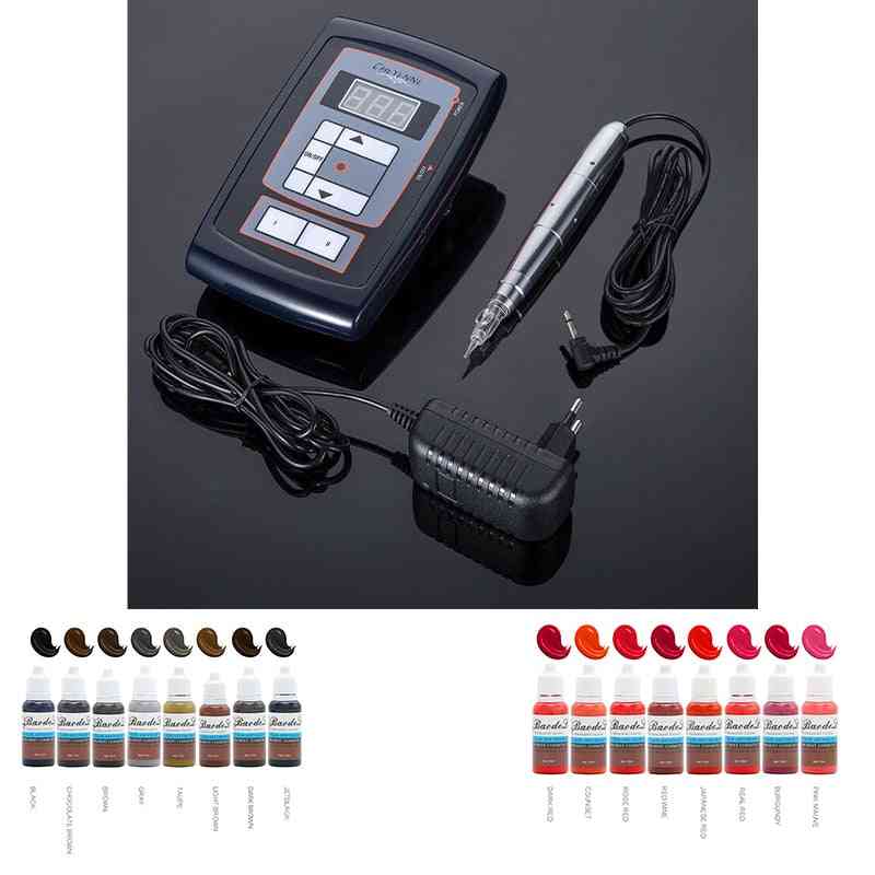 Permanent Make Up Machine With Tattoo Ink Kit For Eyebrow