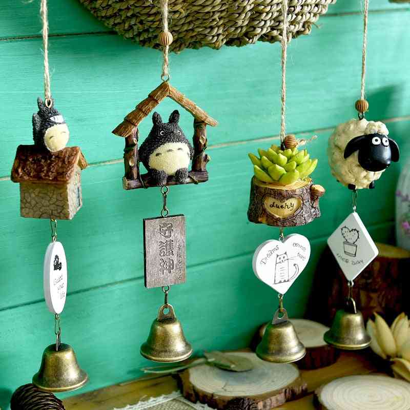 Diy Home Decoration Wind Chime - Totoro, House, Plant Pastoral Style