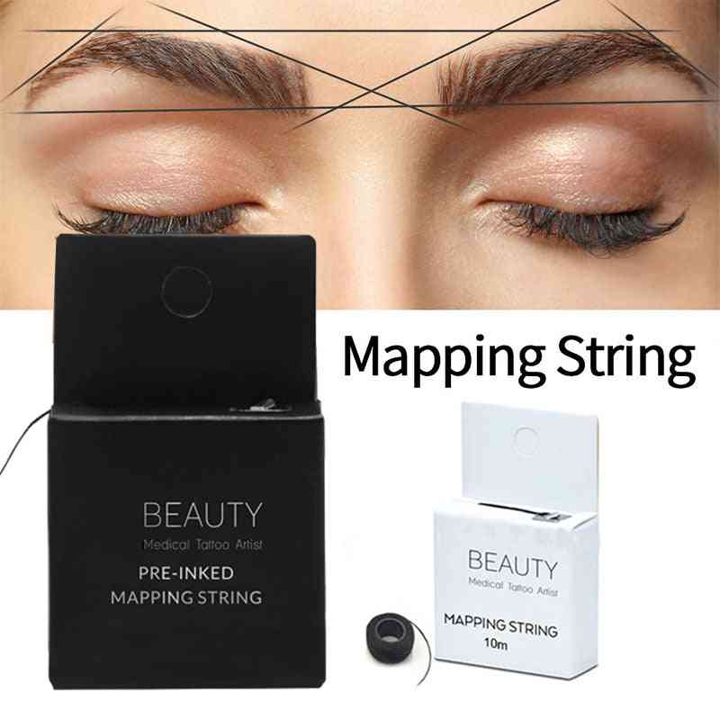 Microblading Pre Inked Mapping String Eyebrow Thread - Tattoo Accessories