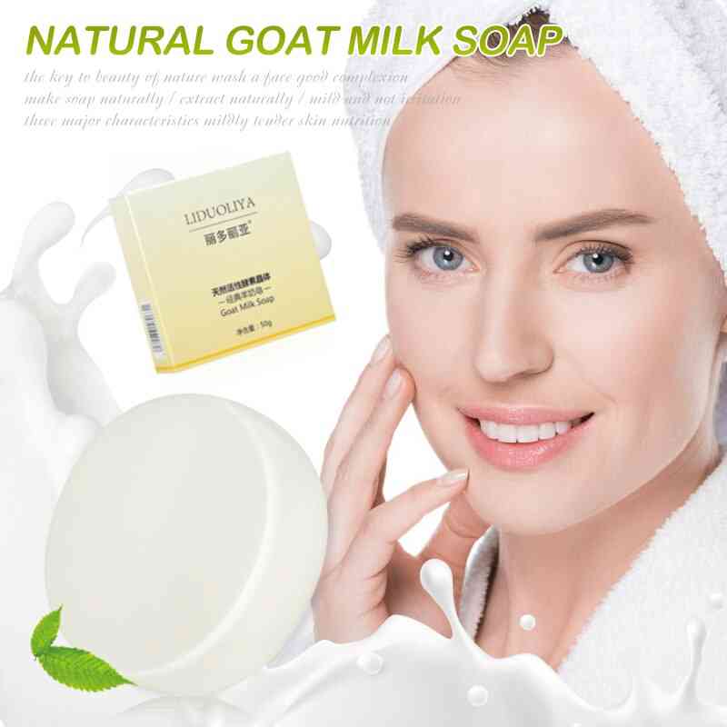 Goat Milk, Moisturizing And Whitening Soap