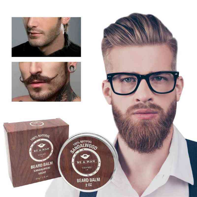 Men's Beard Wax Care Cream - Shaving Soap