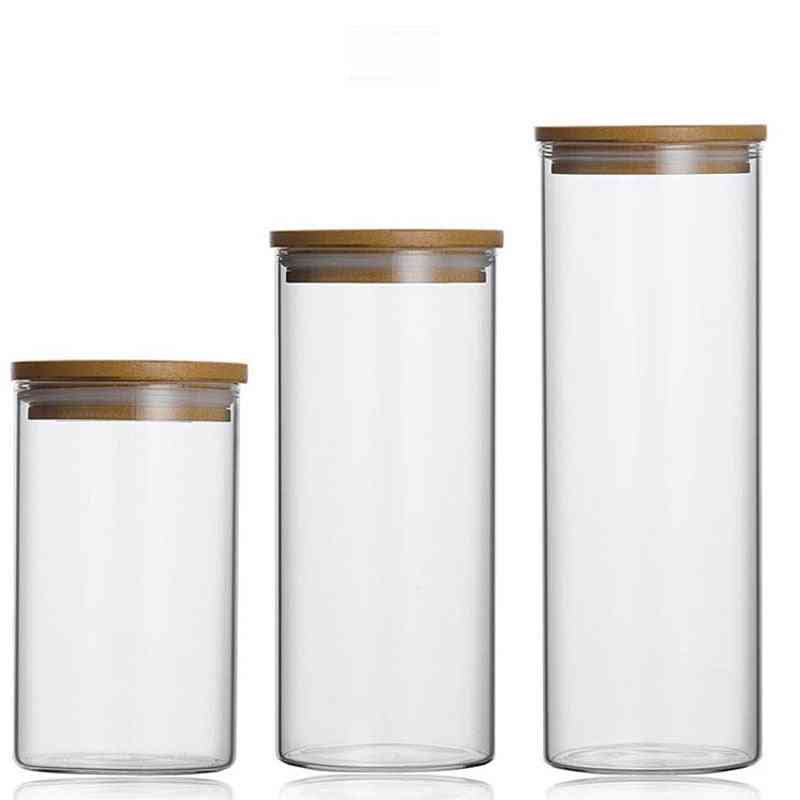 Large Capacity, Sealed Glass Jar For Food Storage