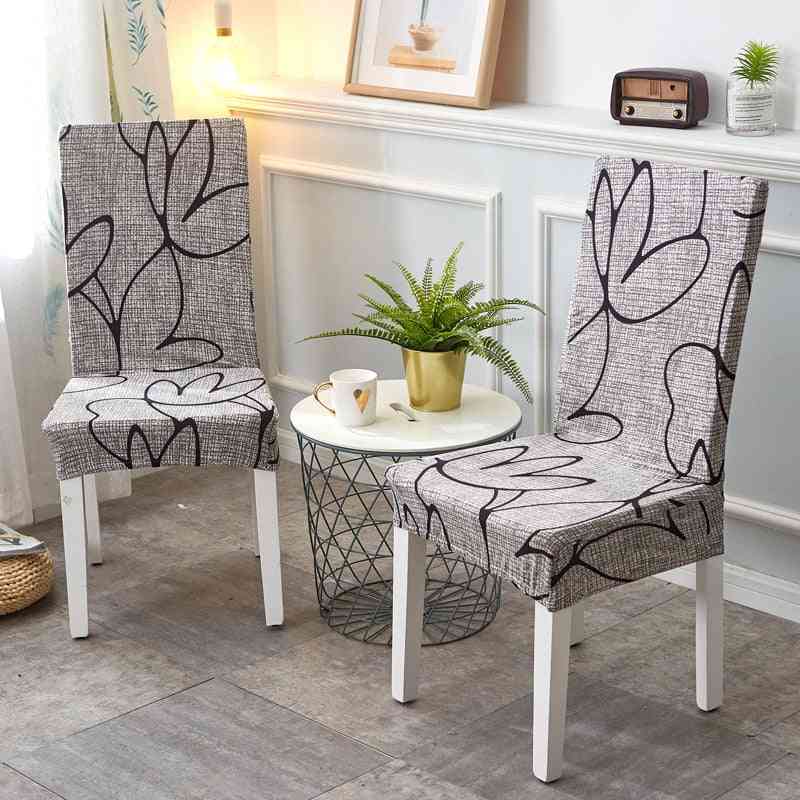 Nowoczesny design elastycznych pokrowców na krzesła ślubne, jadalniane, biurowe, bankietowe, domowe - kolor1 / rozmiar uniwersalny