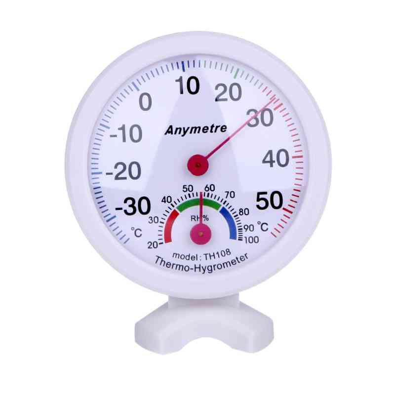 Round, Digital, Hydro-thermometer For Greenhouse