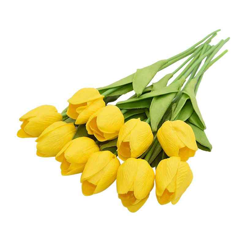 Artificial Tulip Flower Bouquet For Wedding, Home And Garden Decor