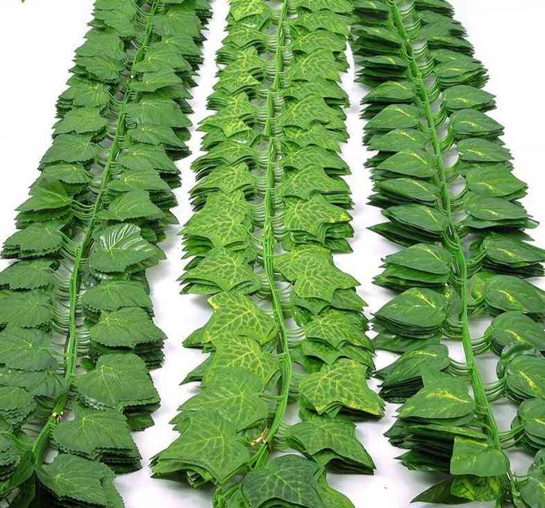 Green Silk Artificial Hanging Ivy Leaf Garland Plants