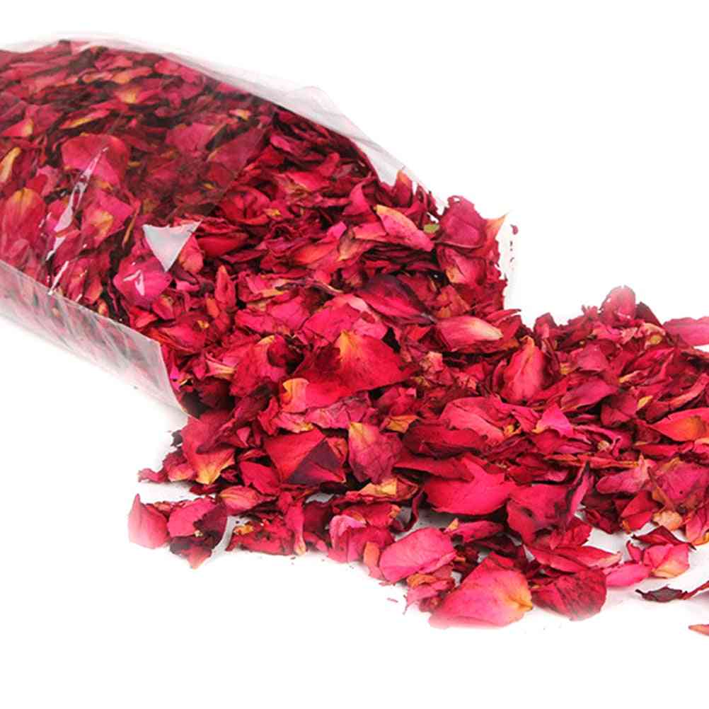 New Romantic Natural Dried Rose Petals For Bath - Dry Flower For Spa, Whitening, Shower Aromatherapy Bathing