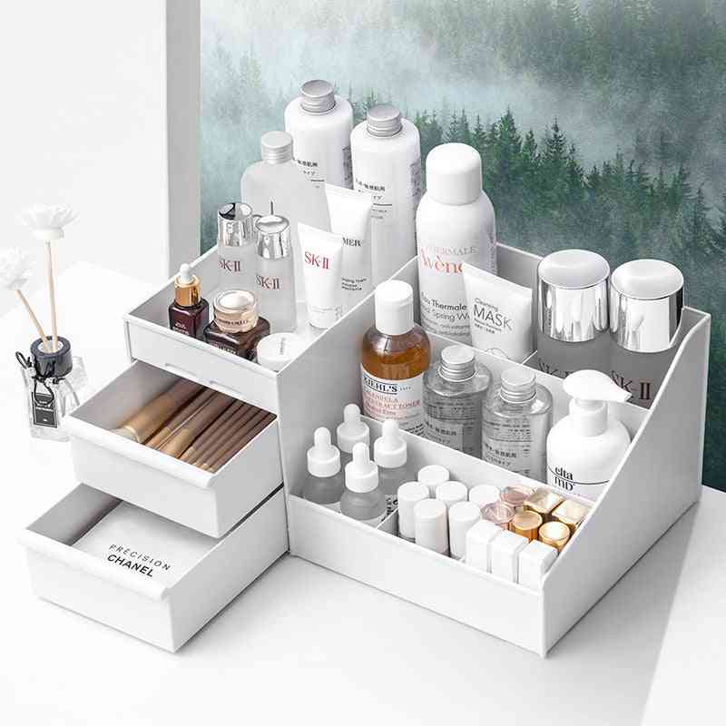Large Capacity Makeup Organizer Storage Box For Cosmetic