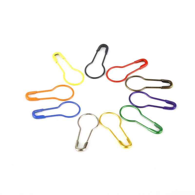 Safety Pins, Gourd Pin Knitting Crochet Locking Stitch Marker, Hangtag - Diy Sewing Tools Needle Clip Crafts Accessory