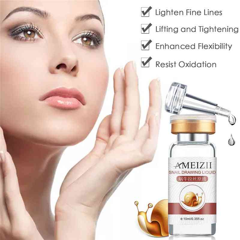 Snail Essence Care Moisturizing Anti Aging Essence Facial Cosmetics Skin Smooth Whitening Fading Spots Elasticity