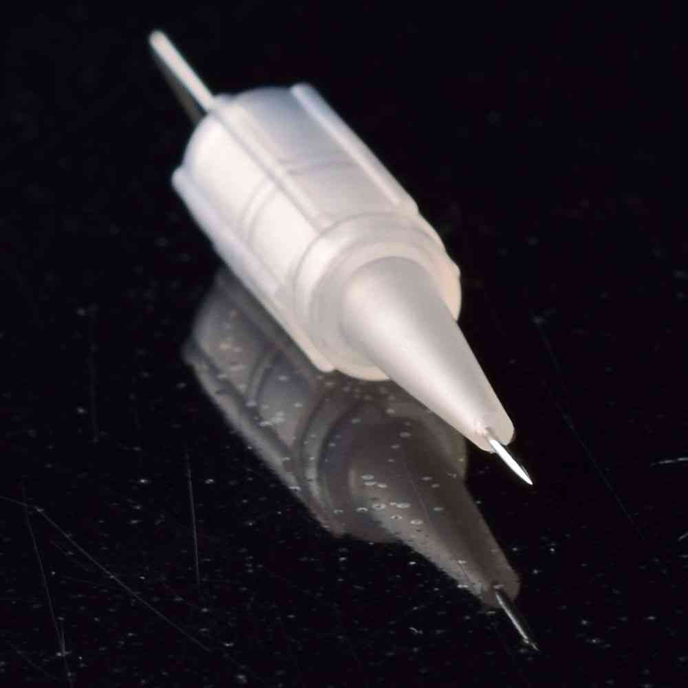 Engångs tappning munstycksspetsar lock - microblading penna nålrör 1r tatueringstillbehör -