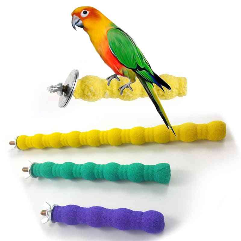 Brinquedos para pássaros de estimação papagaio mastigar garra suporte poleiros gaiola periquito periquito brinquedo pendurado