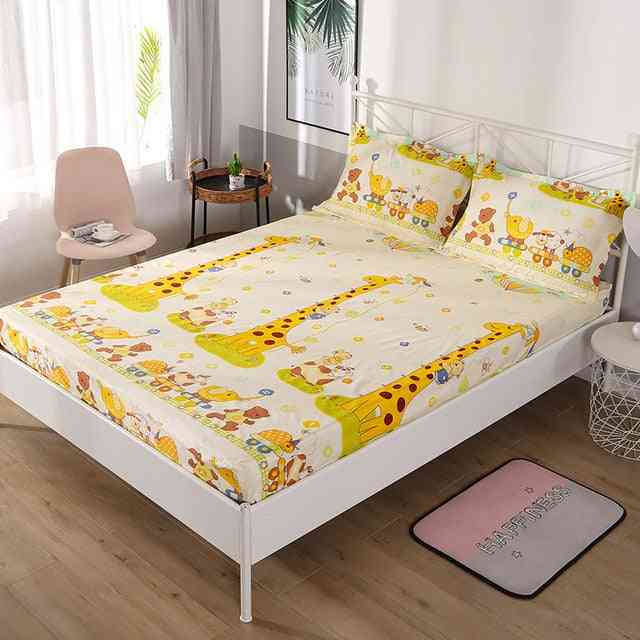 Multi Sizes Anti Stain Stretch Elastic Waterproof Home Bed Mattress Cover, Sheet