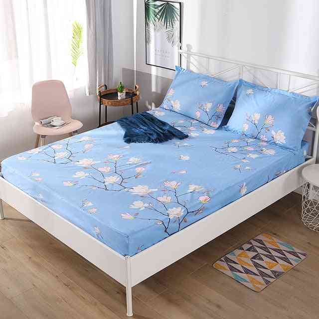 Multi Sizes Anti Stain Stretch Elastic Waterproof Home Bed Mattress Cover, Sheet