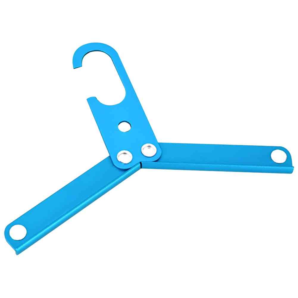 Aluminum Alloy, Multifunction, Non Slip And Foldable Cloth Drying Hanger