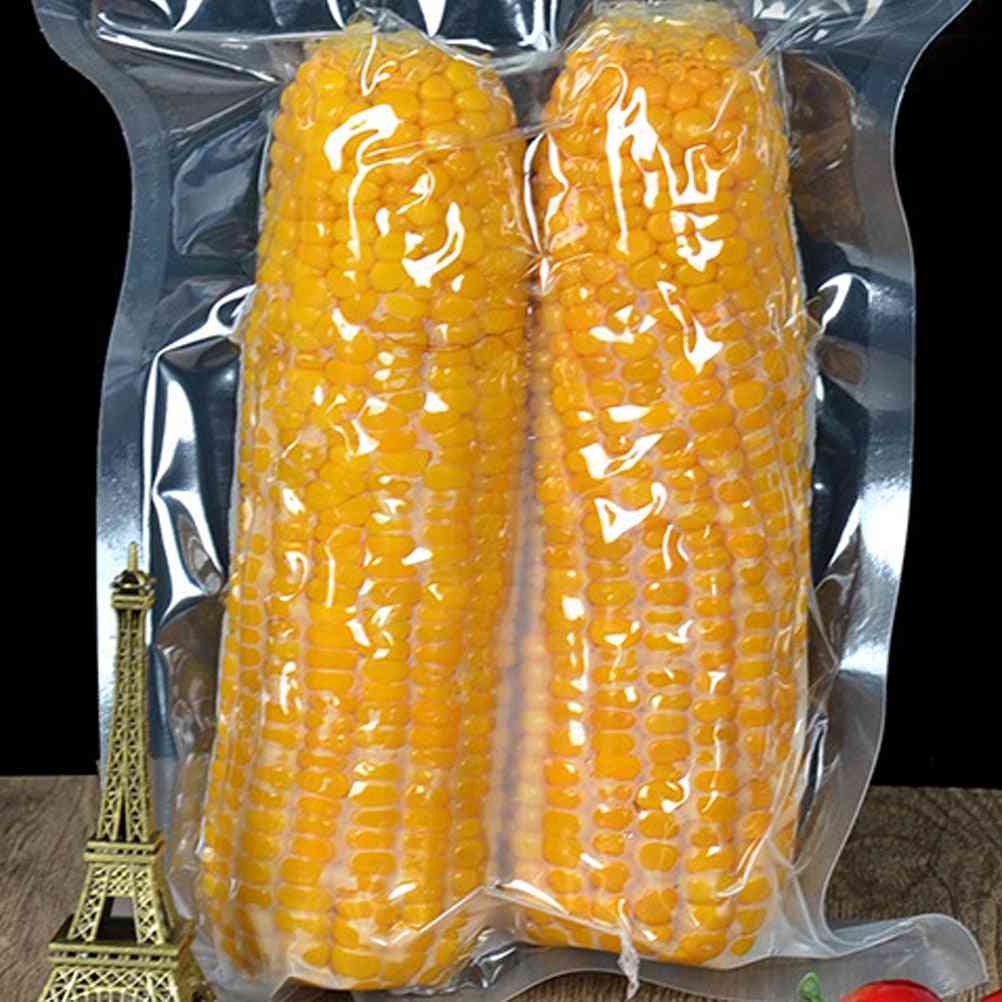 Food Vacuum Plastic Bag 100pcs - Thicken Transparent Cooked Food Compression Bag