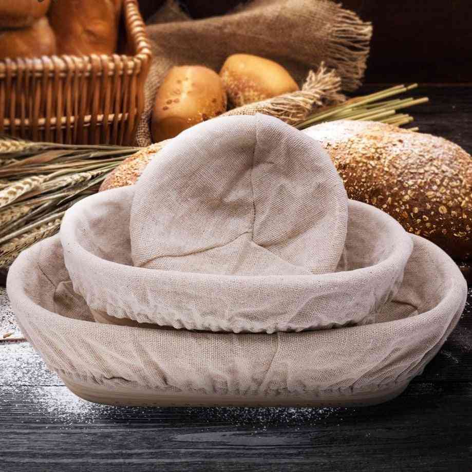 Hot Bread Fermentation Rattan Basket - Baguette Dough Mass Proofing Tasting Proving Baskets