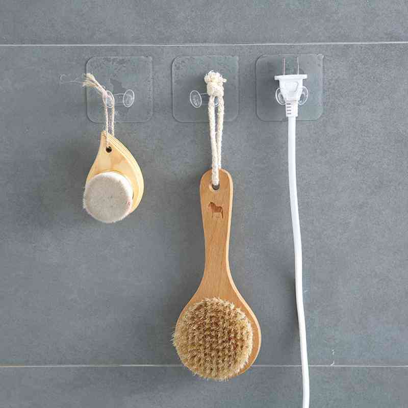 Transparent Strong Suction Hook - Home, Kitchen, Bathroom Multi-purpose Hooks