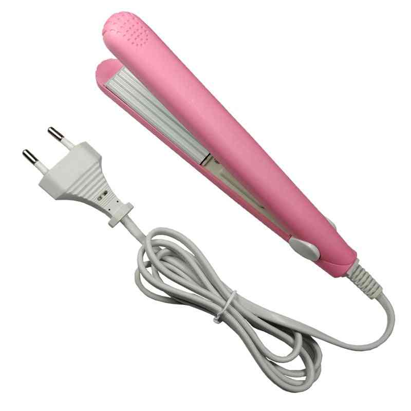 A Mini Hair Curling Iron With Corrugated Plate - Modelling Hair Tools