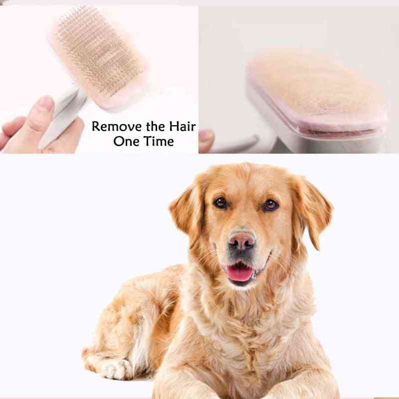 Sällskapsdjurskam för hundar som sköter tull automatiskt hårborrborttagare hundkattkam